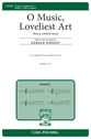 O Music Loveliest Art SATB choral sheet music cover